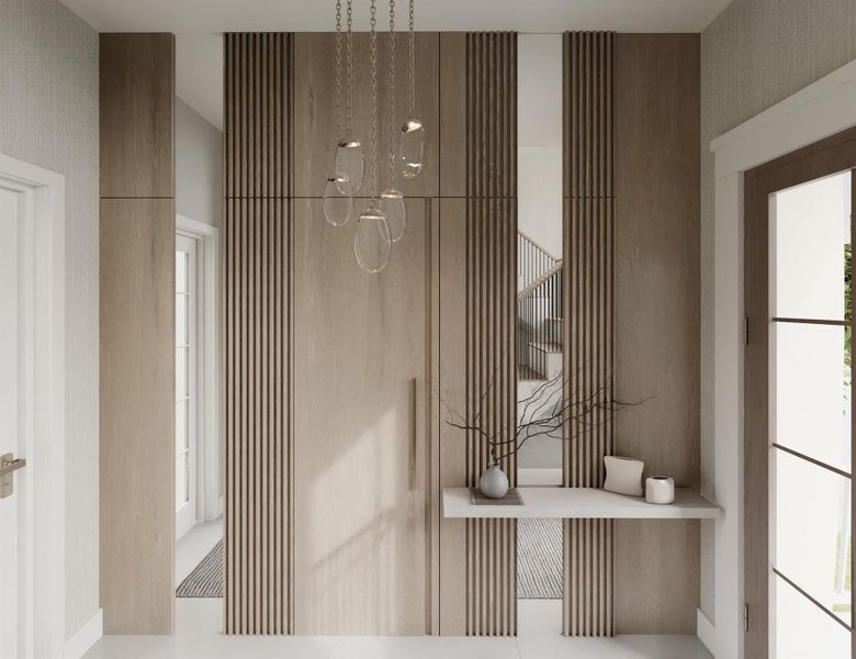 Furnished interior view inside a new home in , Delray Beach (Image 12). Furnished interior view inside a new home in , Delray Beach (Image 12).