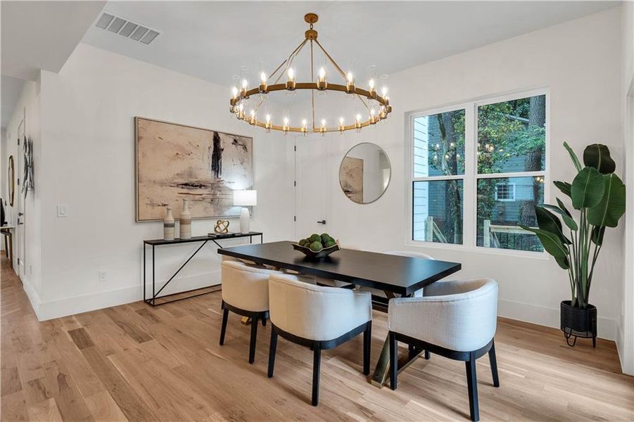 Furnished interior view inside a new home in , Decatur (Image 15).