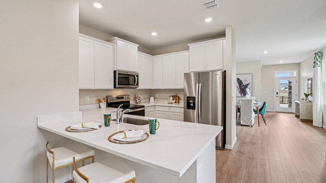 Furnished interior view inside a new home in Ocala Preserve, Ocala (Image 8).