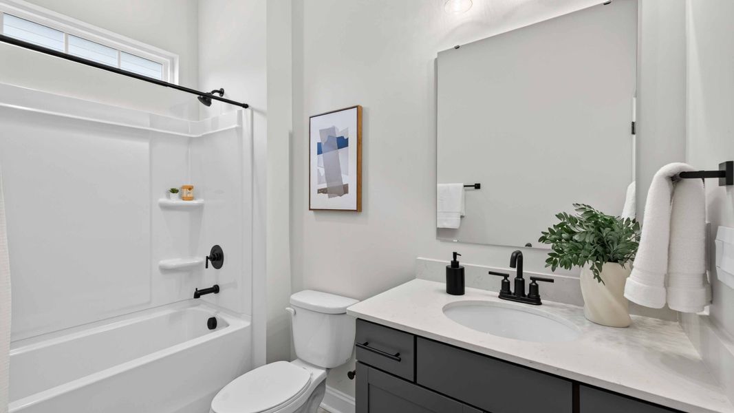 Furnished interior view inside a new home in Sylvan Creek, Denver (Image 23).