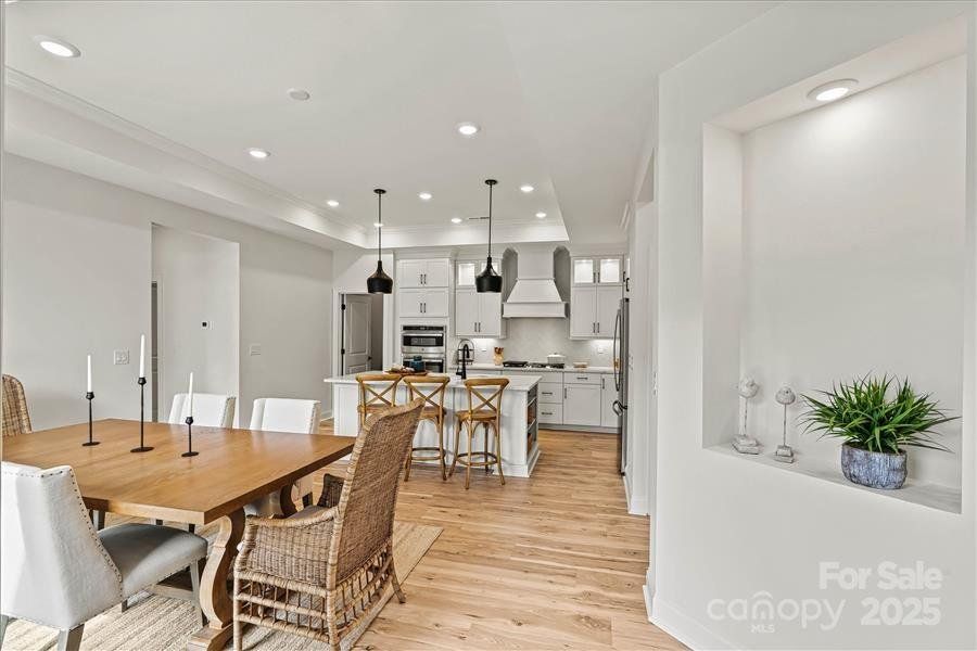 Furnished interior view inside a new home in The Courtyards at Lake Davidson, Mooresville (Image 33).