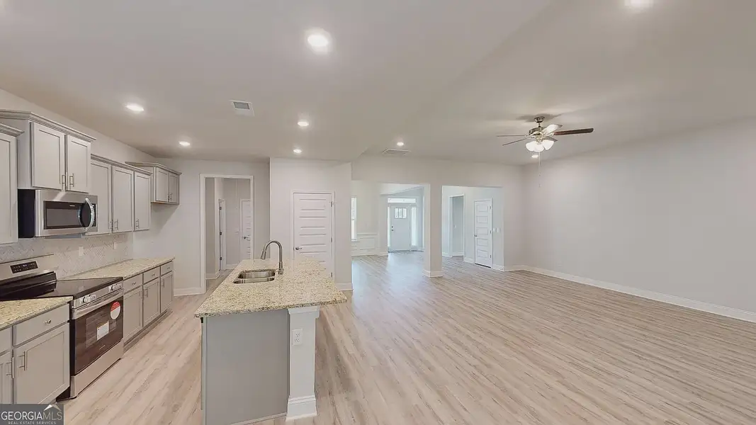 Furnished interior view inside a new home in Holliday Pass, Griffin (Image 4).