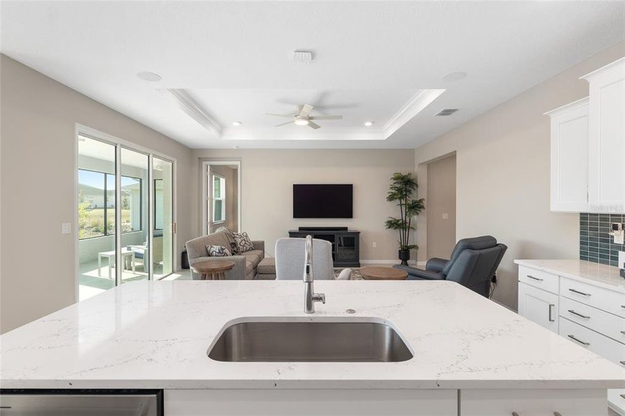 Furnished interior view inside a new home in , Ocala (Image 55).