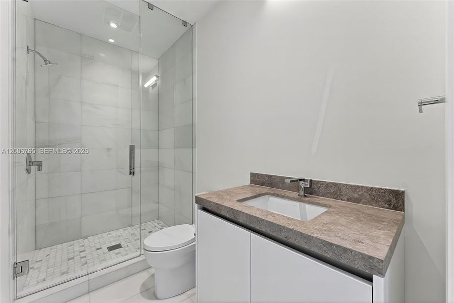 Furnished interior view inside a new home in , Miami (Image 11).