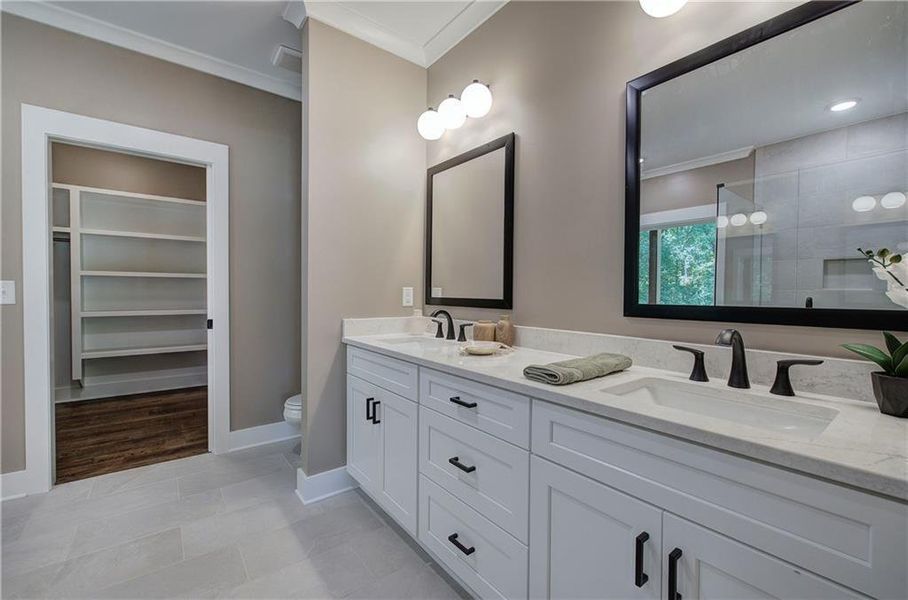 Furnished interior view inside a new home in , Euharlee (Image 11).