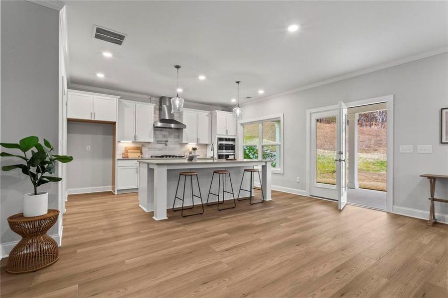 Furnished interior view inside a new home in , Dallas (Image 9).