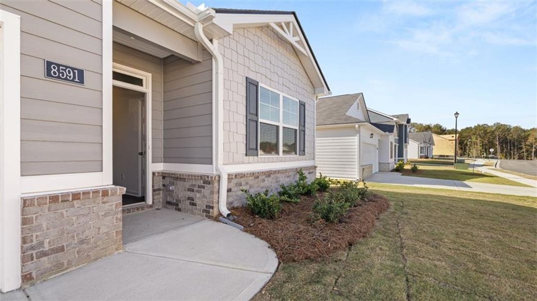 Exterior details and patio area of a home in Jackson Landing, Jefferson (Image 3).