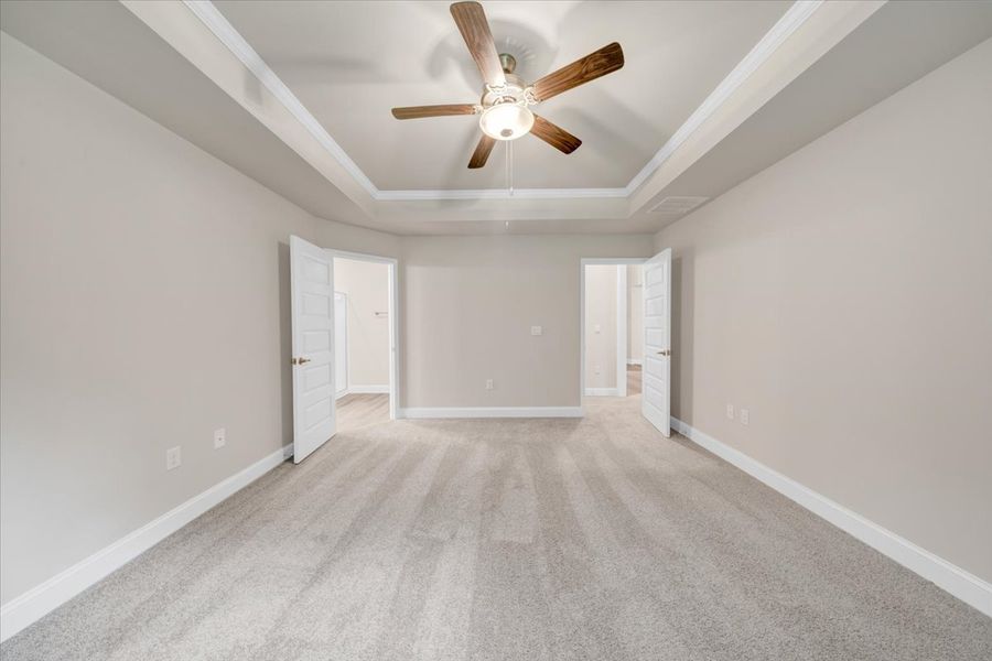 Spacious, unfurnished interior of a new home in Scarlett Place, Bowdon (Image 31).