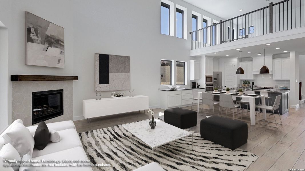 Furnished interior view inside a new home in Corley Farms, Boerne (Image 10).