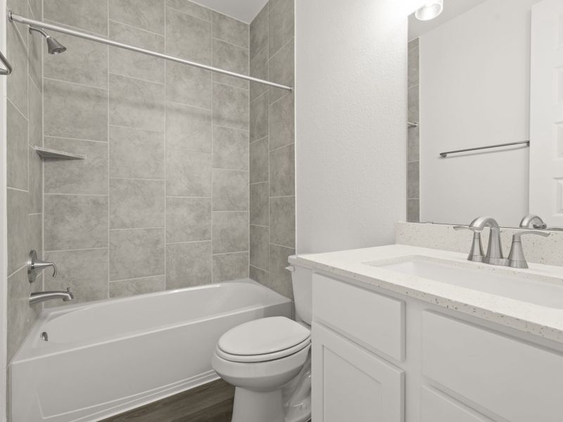 Furnished interior view inside a new home in Avery Centre, Round Rock (Image 10).