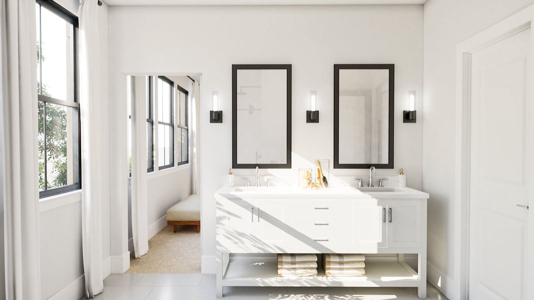 Representative furnished interior of a home built from the Marietta II by K. Hovnanian® Homes in Serenity at Sonoran Foothills, Phoenix (Image 8).