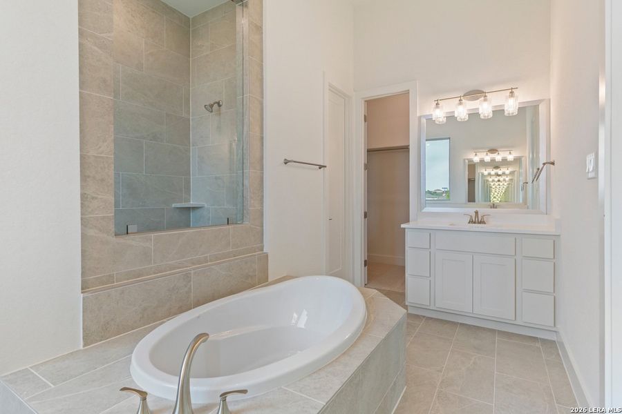 Furnished interior view inside a new home in Briggs Ranch, San Antonio (Image 8).