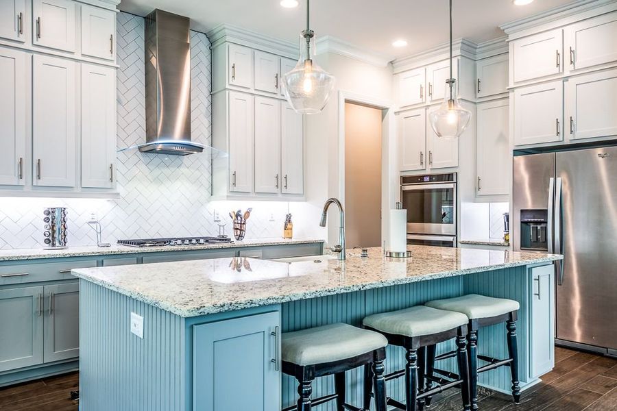 Representative furnished interior of a home built from the Columbia by Greybrook Homes in Harbor Watch, Statesville (Image 14).