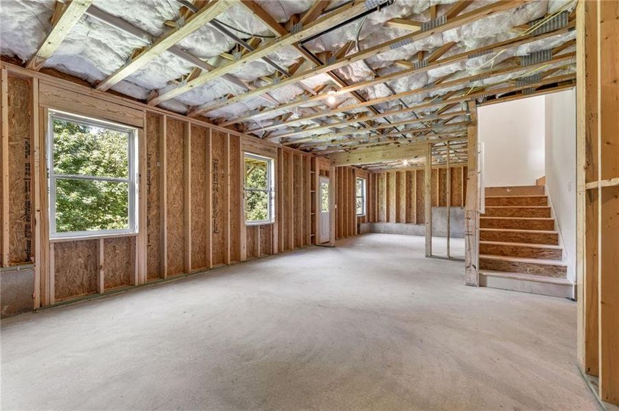 In-progress construction of a new home in Hellen Valley, Braselton, GA (Image 23).