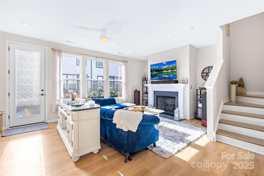 Furnished interior view inside a new home in Parkside Commons, Davidson (Image 26). Furnished interior view inside a new home in Parkside Commons, Davidson (Image 26).