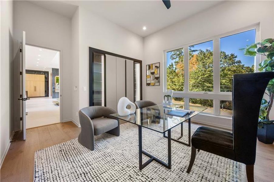 Furnished interior view inside a new home in , Atlanta (Image 16).