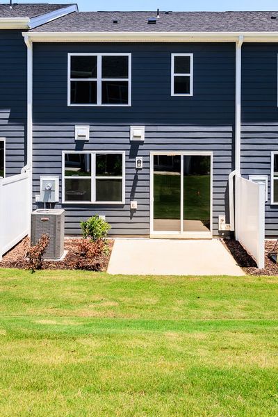 Exterior details and patio area of a home in Vaughan Farms, Angier (Image 16). Exterior details and patio area of a home in Vaughan Farms, Angier (Image 16).
