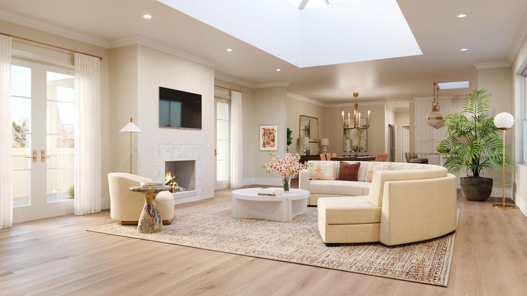 Furnished interior view inside a new home in , Charleston (Image 9).