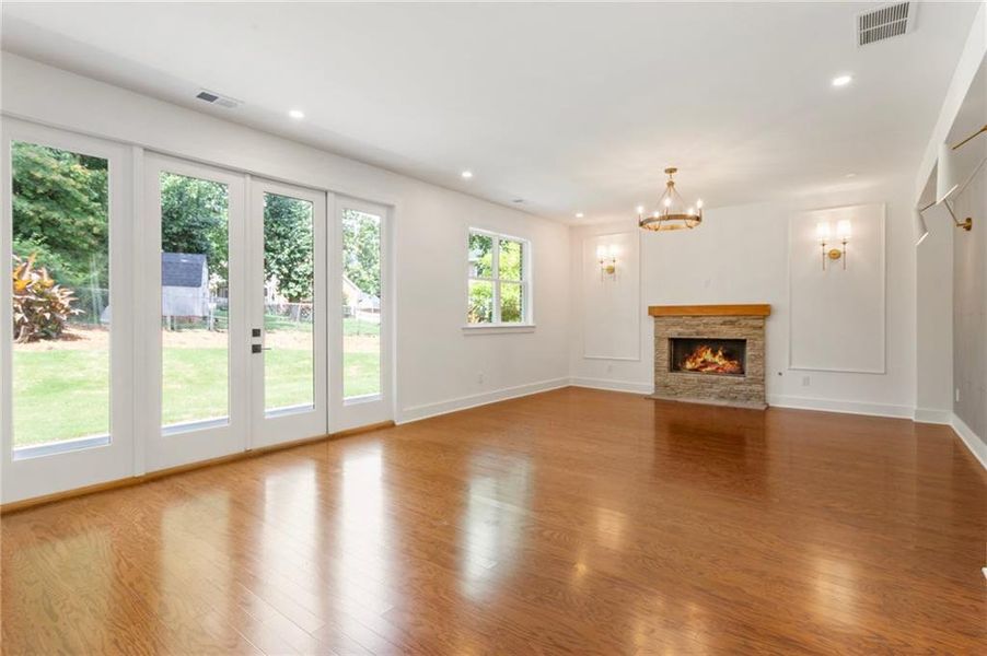 Spacious, unfurnished interior of a new home in , Snellville (Image 66).