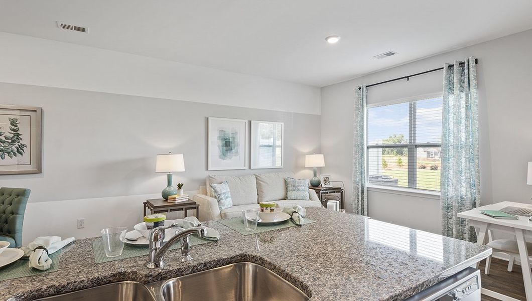 Furnished interior view inside a new home in Providence Walk, Hendersonville (Image 12).