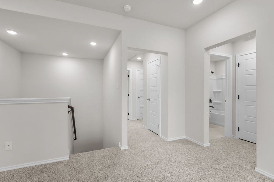 Representative unfurnished interior of a home built from the The Sequoia A by Davidson Homes LLC in Hickory Ridge, Elmendorf (Image 28).
