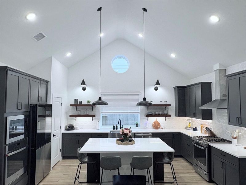 Furnished interior view inside a new home in , Cypress (Image 3).
