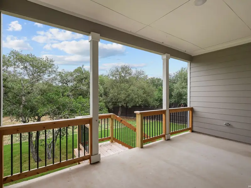 Exterior details and patio area of a home in Potranco Oaks, Castroville (Image 31). Exterior details and patio area of a home in Potranco Oaks, Castroville (Image 31).