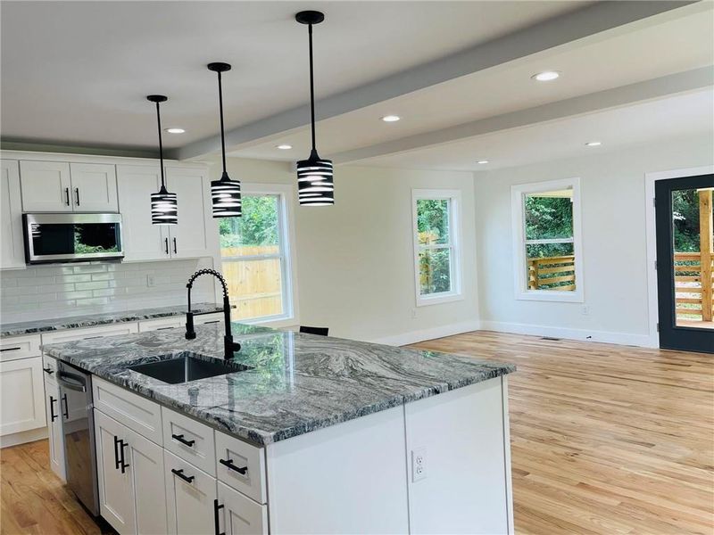 Furnished interior view inside a new home in , Atlanta (Image 9). Furnished interior view inside a new home in , Atlanta (Image 9).