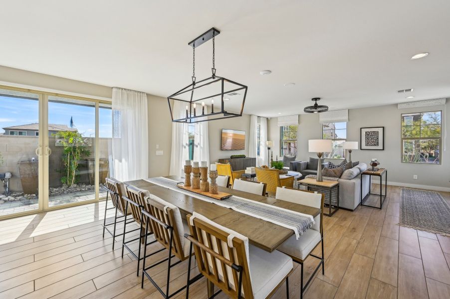 Furnished interior in a model home at Union Park at Norterra Phase 2 in Phoenix (Image 28).