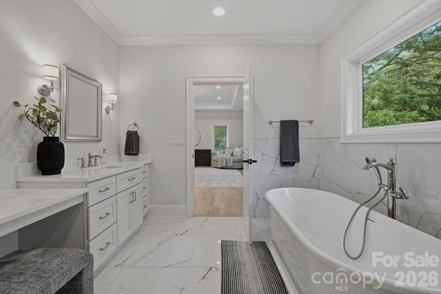 Furnished interior view inside a new home in , Charlotte (Image 13). Furnished interior view inside a new home in , Charlotte (Image 13).