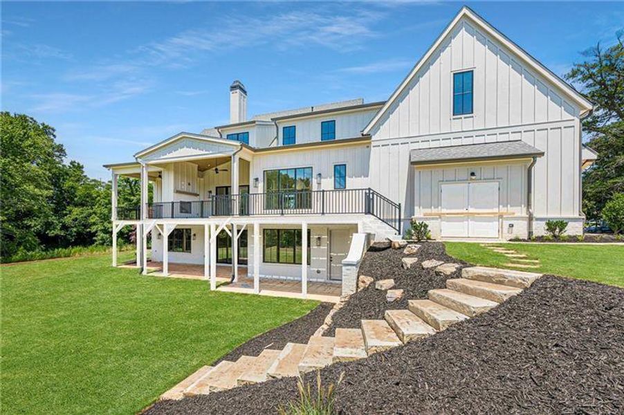 Exterior details and patio area of a home in , Canton (Image 32).