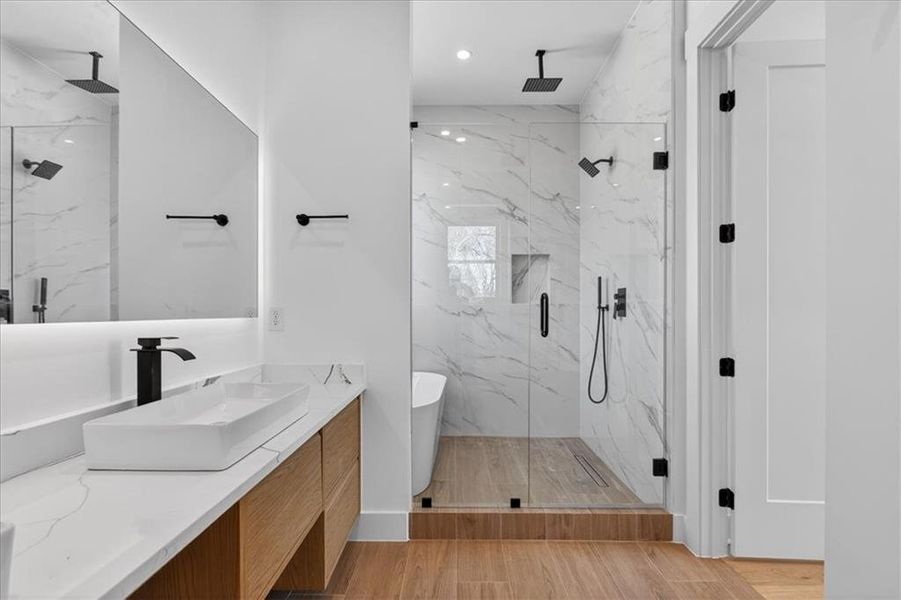 Furnished interior view inside a new home in , Canton (Image 16).