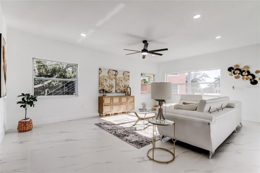 Furnished interior view inside a new home in , New Port Richey (Image 10).