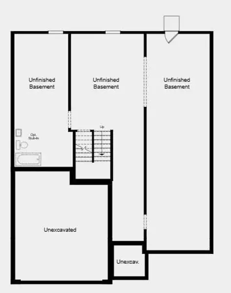 2D floor plan layout of this home in Oakmead, Buford, GA (Image 3).
