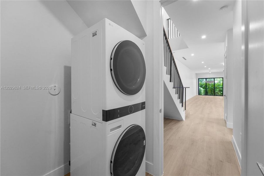 Furnished interior view inside a new home in , Miami (Image 12).