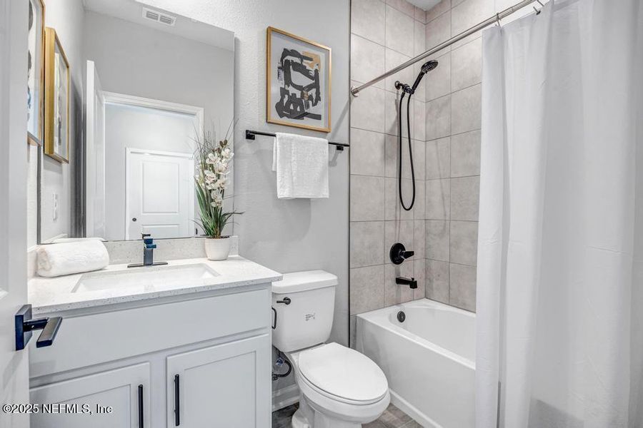 Furnished interior view inside a new home in Johnson Commons, Jacksonville (Image 33). Furnished interior view inside a new home in Johnson Commons, Jacksonville (Image 33).