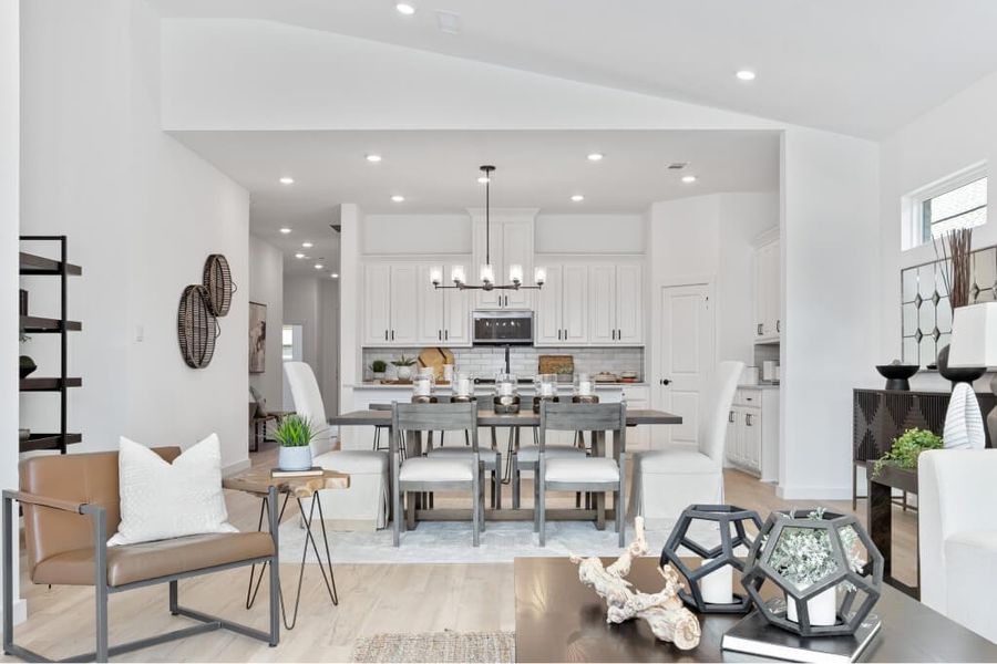Furnished interior view inside a new home in Willow Grove, Melissa (Image 6).