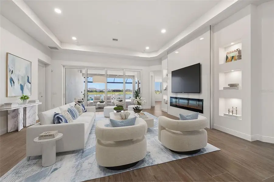 Furnished interior view inside a new home in , Sarasota (Image 5).