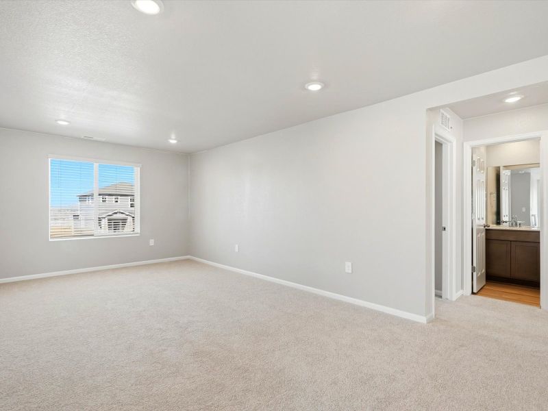 Spacious, unfurnished interior of a new home in Lorson Ranch : The Springs Collection, Colorado Springs (Image 15). Spacious, unfurnished interior of a new home in Lorson Ranch : The Springs Collection, Colorado Springs (Image 15).