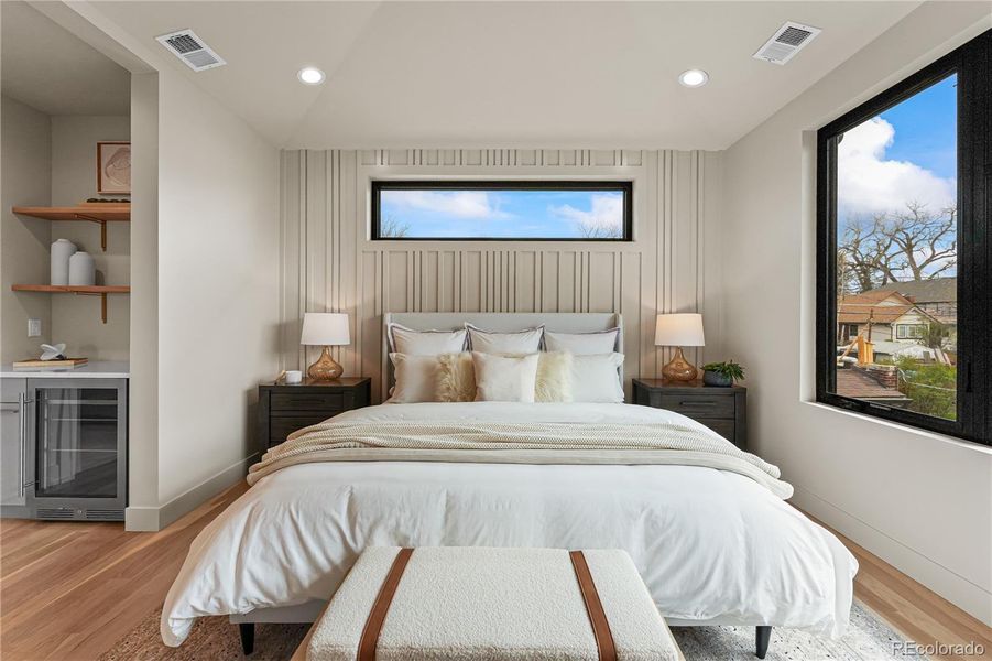 Furnished interior view inside a new home in , Denver (Image 21).