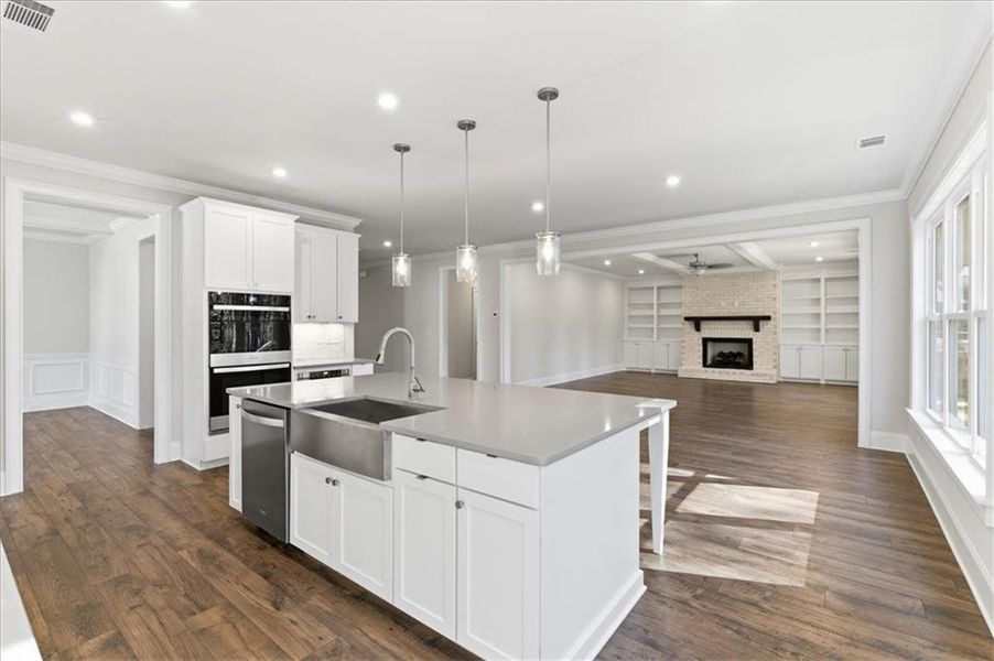 Furnished interior view inside a new home in Ford Landing, Acworth (Image 14).