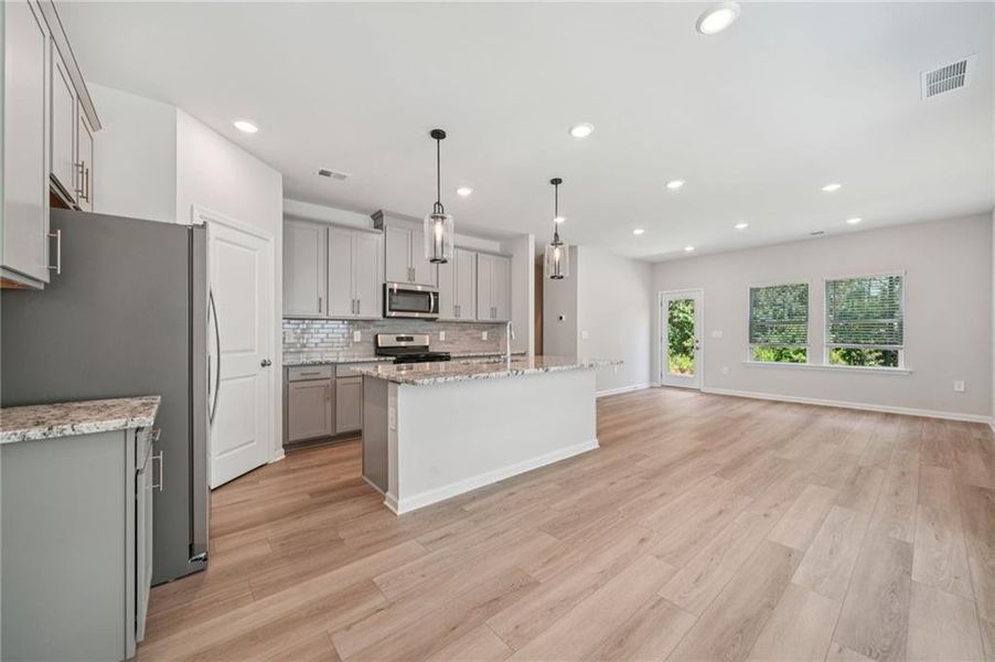 Furnished interior view inside a new home in , Conyers (Image 7).