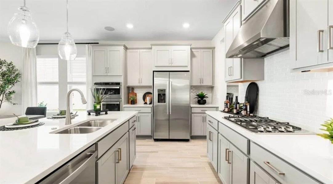 Furnished interior view inside a new home in The Waters at Center Lake Ranch, St. Cloud (Image 6).