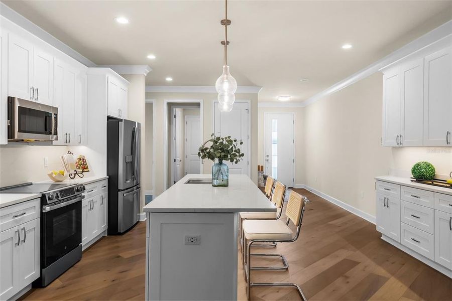 Furnished interior view inside a new home in , Tarpon Springs (Image 18). Furnished interior view inside a new home in , Tarpon Springs (Image 18).