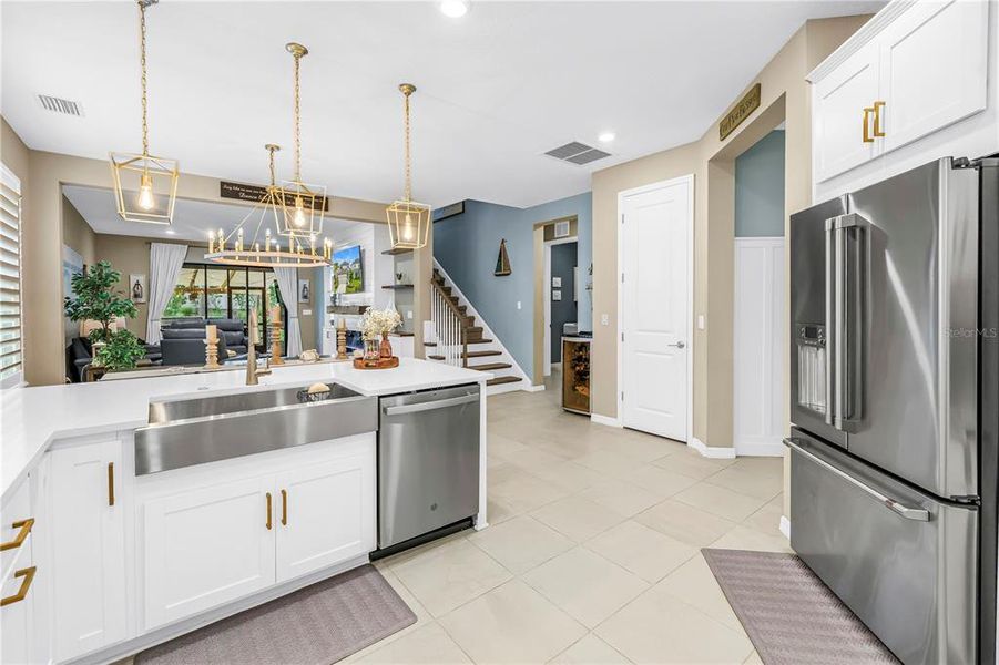 Furnished interior view inside a new home in , Sarasota (Image 10).