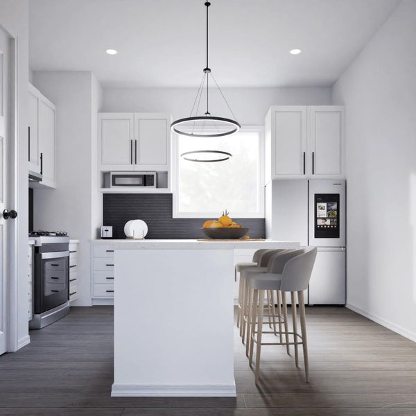Furnished interior view inside a new home in , Houston (Image 11).