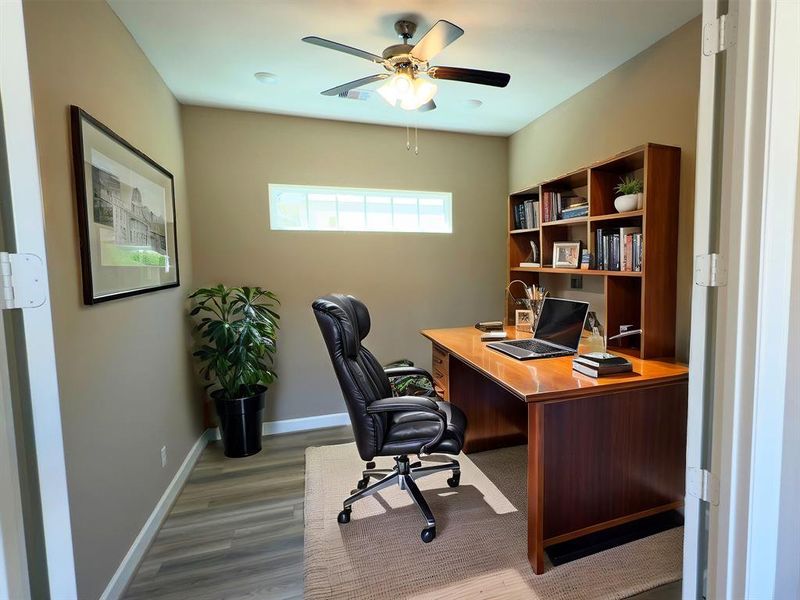 Work or create in your flex room.