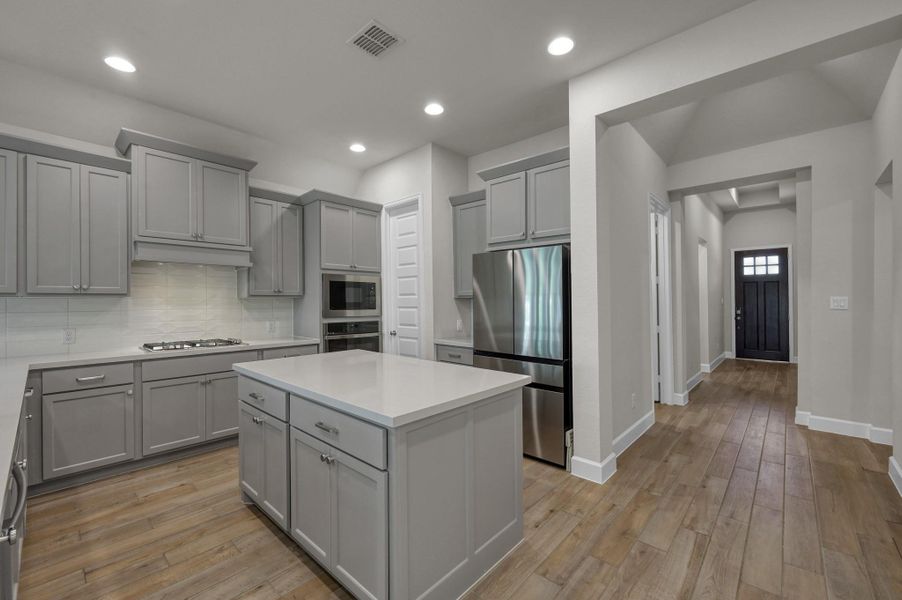 Furnished interior view inside a new home in The Woodlands Hills, Willis (Image 12).