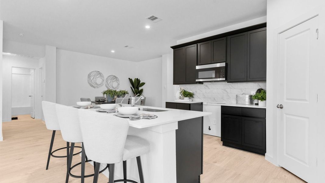 Furnished interior view inside a new home in Emberly, Beasley (Image 13).