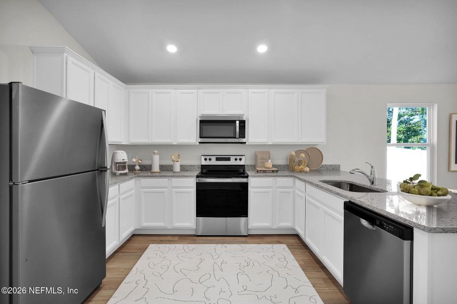 Furnished interior view inside a new home in Rolling Hills, Green Cove Springs (Image 8).